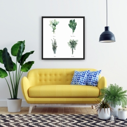 Framed 24 x 24 - Fine herbs