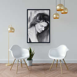 Encadré 24 x 36 - Portrait de femme souriante
