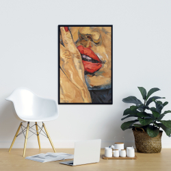 Encadré 24 x 36 - Plan rapproché d'une bouche