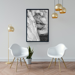 Framed 24 x 36 - Luscious lips