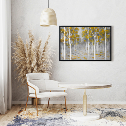 Framed 24 x 36 - Birch forest