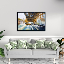Encadré 24 x 36 - Voitures sous le pont