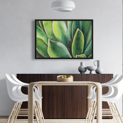 Encadré 24 x 36 - Plante d'agave à l'aquarelle