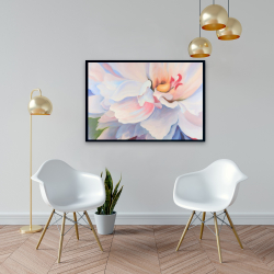 Encadré 24 x 36 - Fleur aux teintes pastel