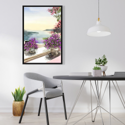 Encadré 24 x 36 - Vue sur la mer méditerranée