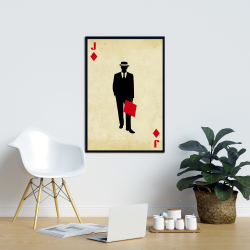 Framed 24 x 36 - Jack of diamonds