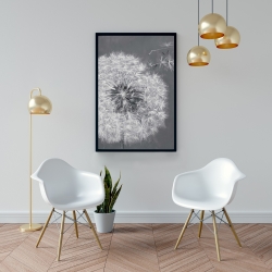 Framed 24 x 36 - Blowing dandelion