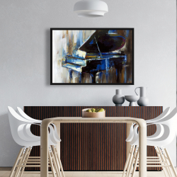 Encadré 24 x 36 - Piano à queue abstrait