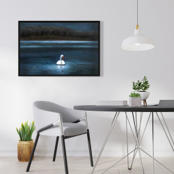 Encadré 24 x 36 - Magnifique cygne
