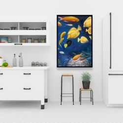Framed 24 x 36 - Fish under the sea