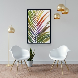 Encadré 24 x 36 - Feuille de palmier tropical