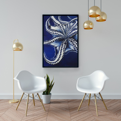 Framed 24 x 36 - Dancing octopus