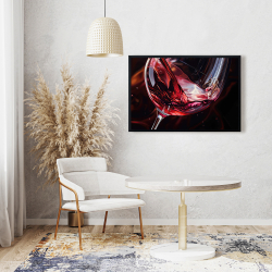 Framed 24 x 36 - Wine glass