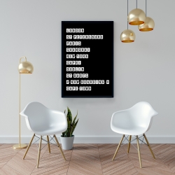 Framed 24 x 36 - Table of big cities