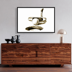 Encadré 24 x 36 -  illustration d'un birdie