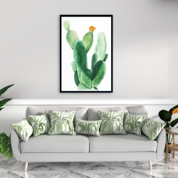 Encadré 24 x 36 - Cactus en fleuraison