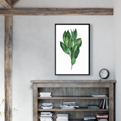 Encadré 24 x 36 - Bouquet de feuilles de laurier
