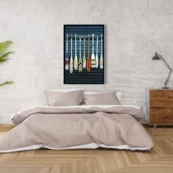Framed 24 x 36 - Paddles