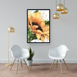Framed 24 x 36 - Sunflower in bloom