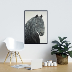 Encadré 24 x 36 - Cheval coeur sauvage