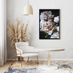 Framed 24 x 36 - Peonies