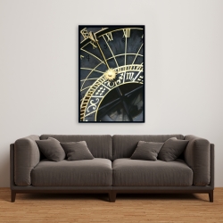 Framed 24 x 36 - Astrologic clock