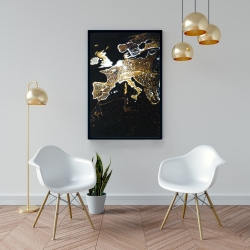 Framed 24 x 36 -  european continent