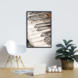 Encadré 24 x 36 - Piano