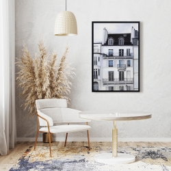 Framed 24 x 36 - Buildings along the seine river