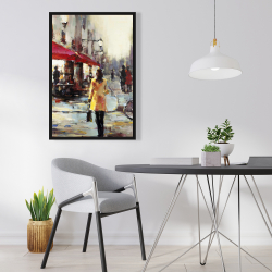 Encadré 24 x 36 - Femme marchant dans paris