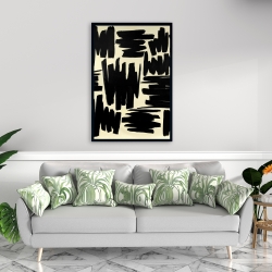 Framed 24 x 36 - Deconstructed stripes