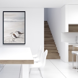 Encadré 24 x 36 - Deux oiseaux bécasseau