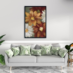 Encadré 24 x 36 - Fleurs aux couleurs d'automne