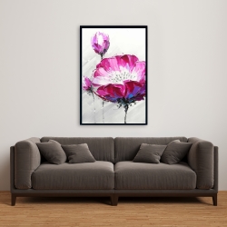 Framed 24 x 36 - Fuchsia wild flower