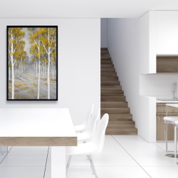 Framed 24 x 36 - Birch forest