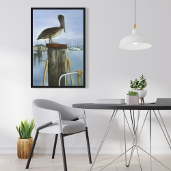 Framed 24 x 36 - Pelican