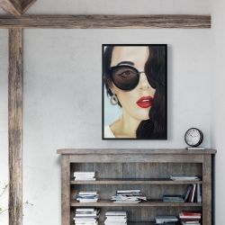 Encadré 24 x 36 - Lunettes de soleil à la mode