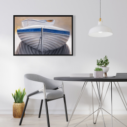 Framed 24 x 36 - Two canoe boats