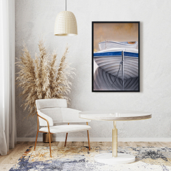 Framed 24 x 36 - Two canoe boats