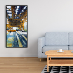 Encadré 24 x 48 - Voitures sous le pont