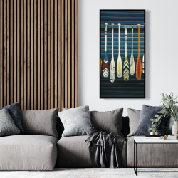 Framed 24 x 48 - Paddles