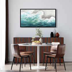 Framed 24 x 48 - Seaside