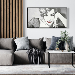 Encadré 24 x 48 - Marilyn monroe de style vintage
