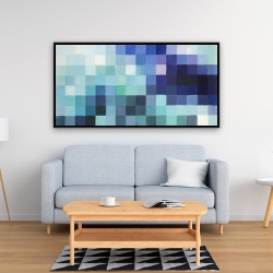 Encadré 24 x 48 - Paysage pixelisé