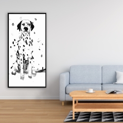 Encadré 24 x 48 - Chien dalmatien