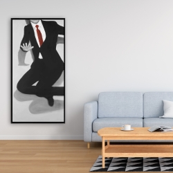 Framed 24 x 48 - Classical jumping man