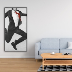 Framed 24 x 48 - Happy classic man
