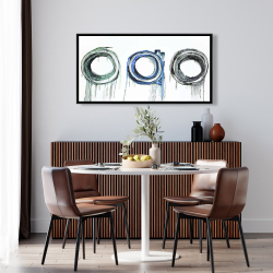Encadré 24 x 48 - Trio de cercles