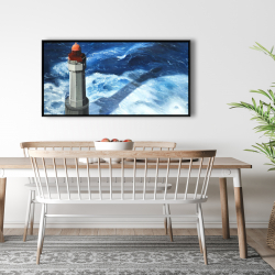 Framed 24 x 48 - The headlight of jument