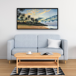Framed 24 x 48 - Tropical summer moments